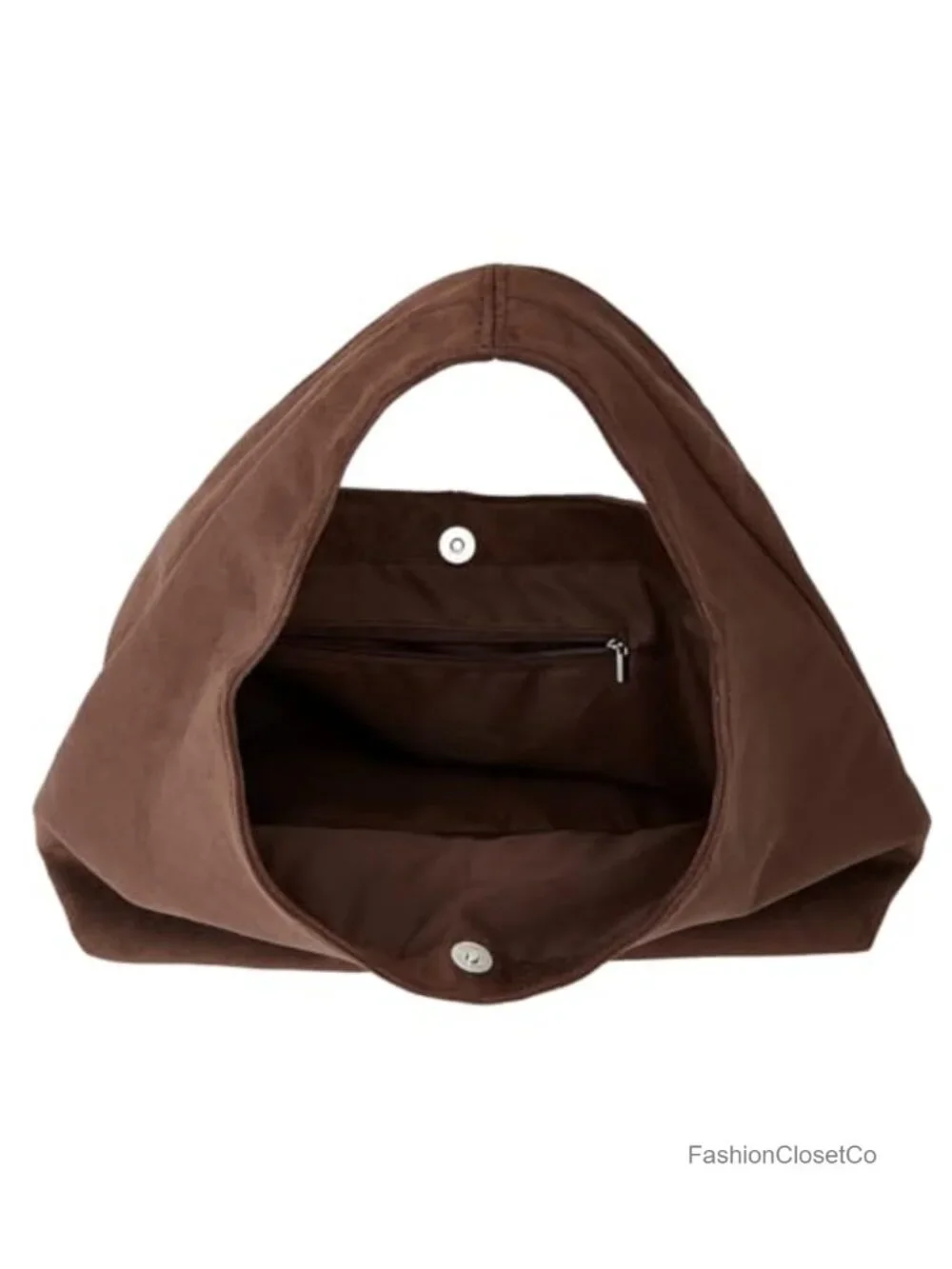 Slouchy Suede Hobo Bag Lightweight Crossbody Tote Shoulder Purse